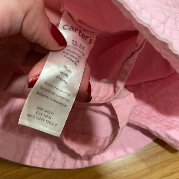 CARTER'S 𝅺carter’s 12-24 m girl hat. Barely worn - Picture 3 of 5